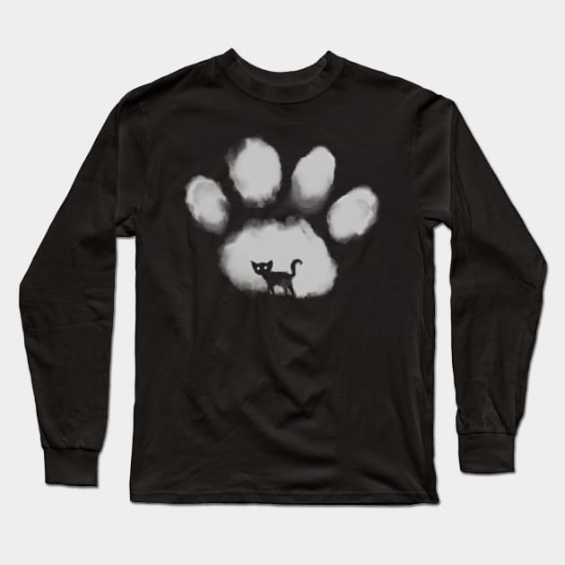 Cat person Long Sleeve T-Shirt by FoxShiver